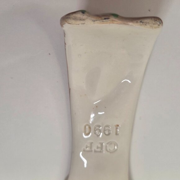 Vintage Fitz & Floyd Hand Painted Ceramic Spoon Rest Taiwan CHERRIES - Picture 5 of 8